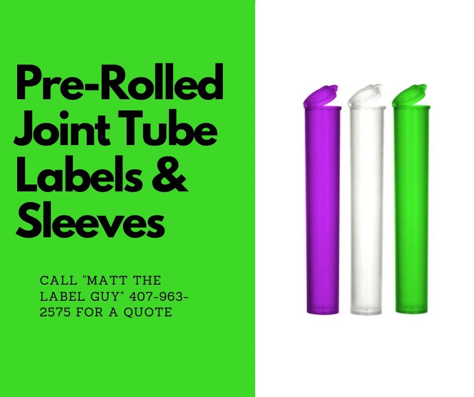 The Best Labels & Shrink Sleeves for PreRoll Joint Tubes